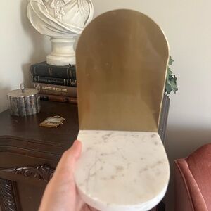 Gold and Marble shelf